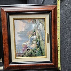 Thomas Kinkade The Forest Chapel, Framed With Certificate.